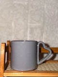 Grey Heart Mug